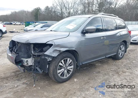 2018 Nissan Pathfinder S из США, поврежденный, VIN 5N1DR2MM4JC614433